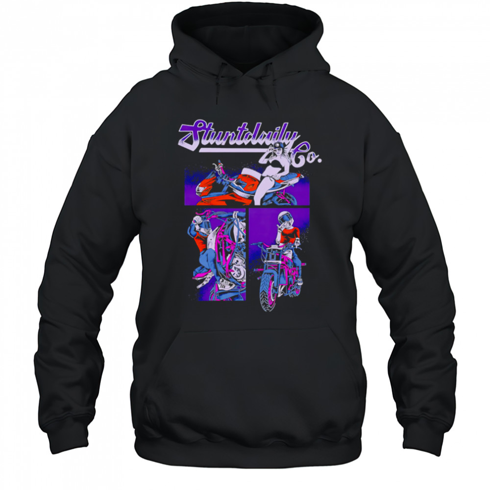Stunt Daily Co Moto Sexy Girl shirt Hoodie