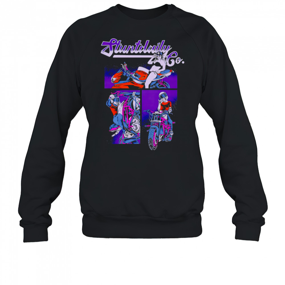 Stunt Daily Co Moto Sexy Girl shirt Sweatshirt