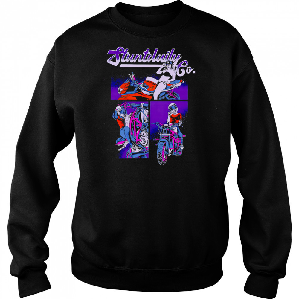 Stunt Daily Co Moto Sexy Girl shirt Hoodie