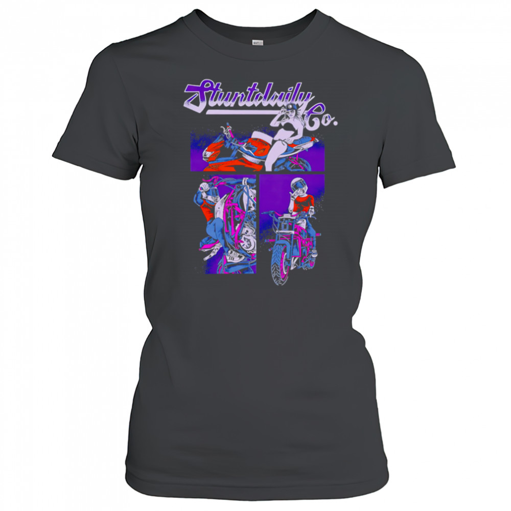Stunt Daily Co Moto Sexy Girl shirt Women's T-shirt