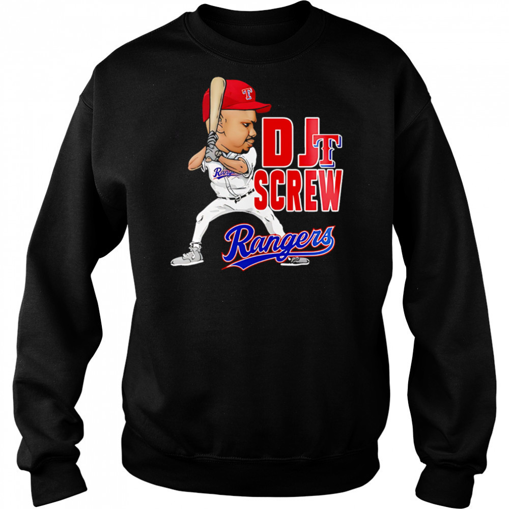 Texas Rangers DJ Screw 2025 Baseball shirt Hoodie