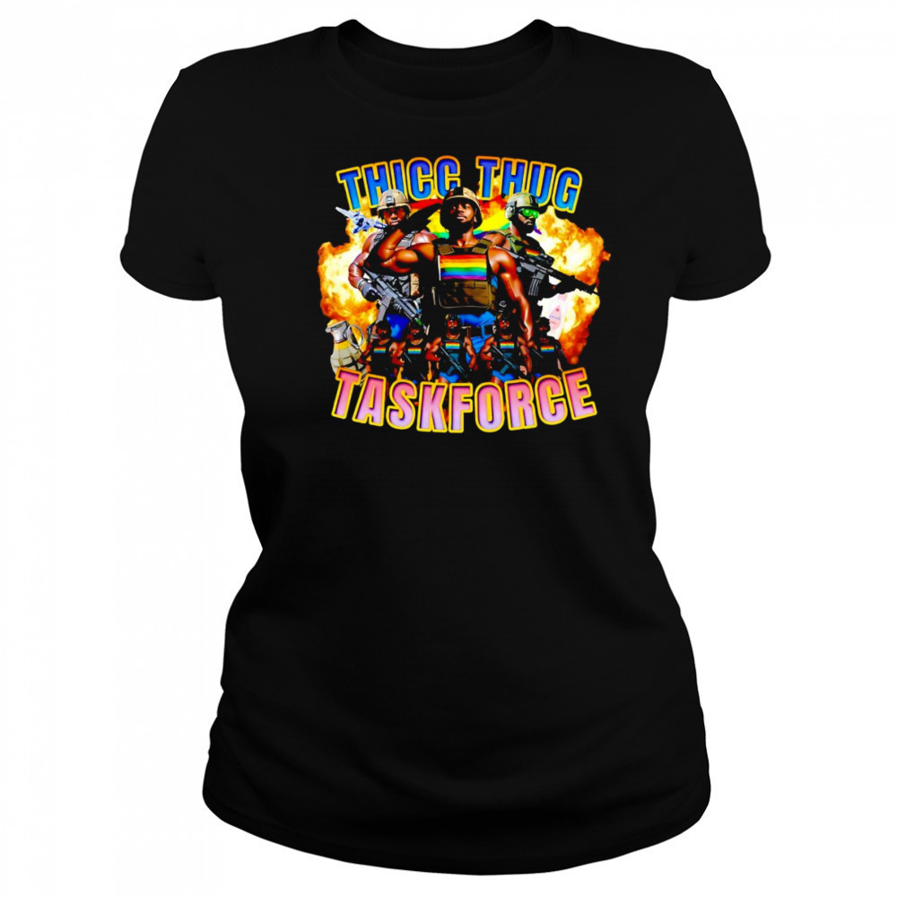 Thicc thug taskforce shirt Women's T-shirt