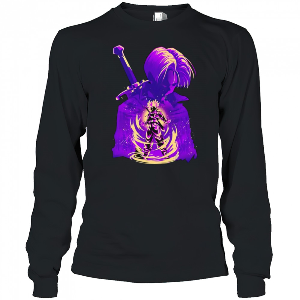 Turnover frog play guitar shirt Long Sleeved