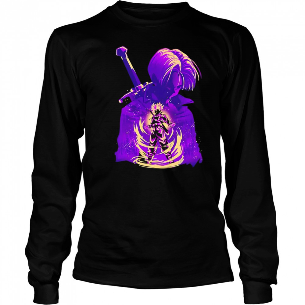 Turnover frog play guitar shirt Long Sleeved