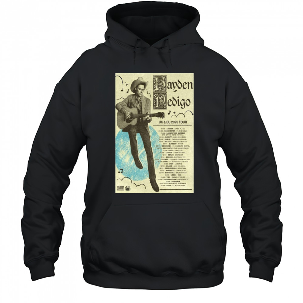 UK & EU Tour 2025 Hayden Pedigo Poster T-Shirt Hoodie