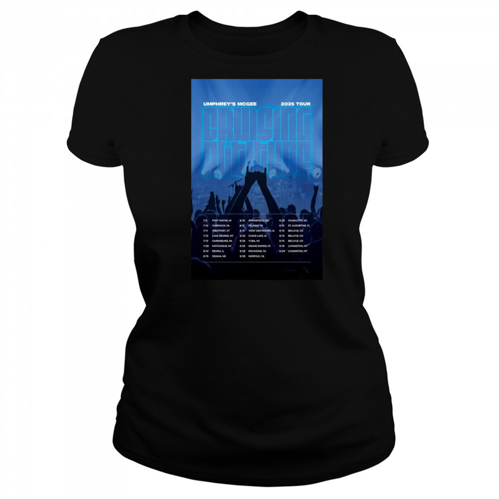 Umphreys McGee Poster Cruising Altitude Tour 2025 T-Shirt Women's T-shirt