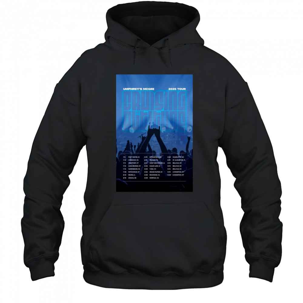 Umphreys McGee Poster Cruising Altitude Tour 2025 T-Shirt Hoodie