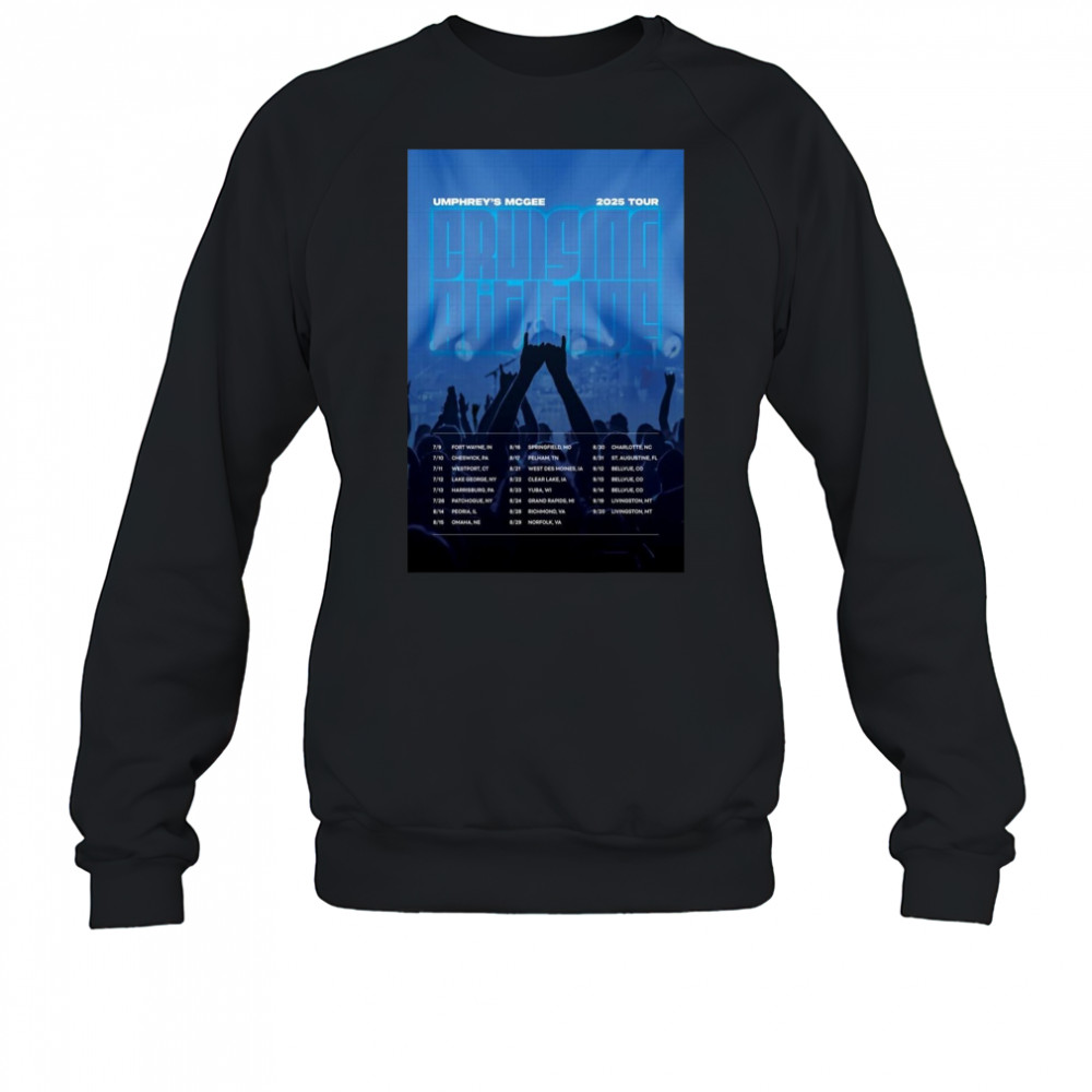 Umphreys McGee Poster Cruising Altitude Tour 2025 T-Shirt Sweatshirt