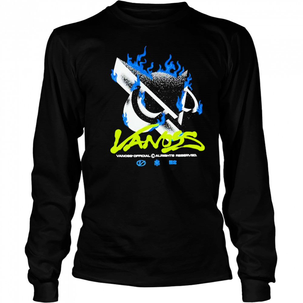 Vanoss Burning T-Shirt Long Sleeved