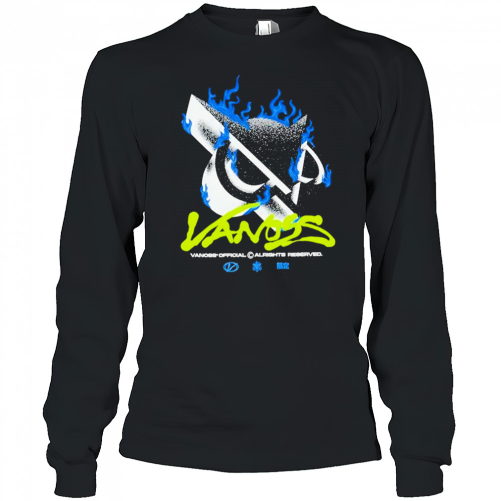 Vanoss Burning T-Shirt Long Sleeved