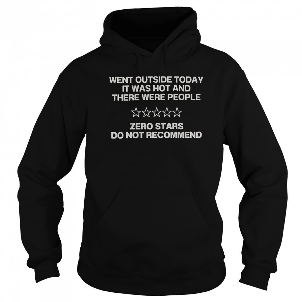 Went Outside Today It Was Hot And There Were People T-Shirt Sweatshirt