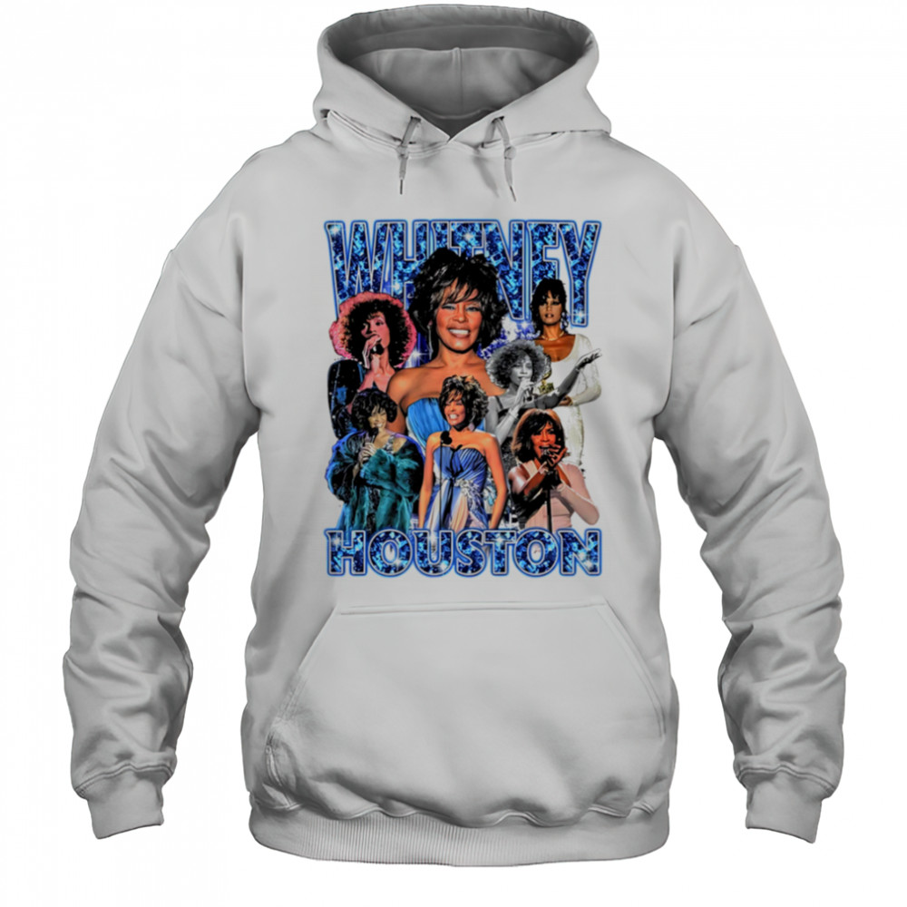 Whitney Houston shiny graphic shirt Hoodie