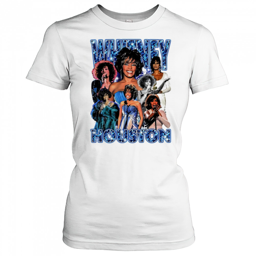 Whitney Houston shiny graphic shirt Women's T-shirt
