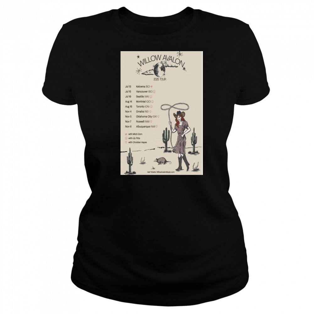 Willow Avalon Poster Tour 2025 T-Shirt Women's T-shirt