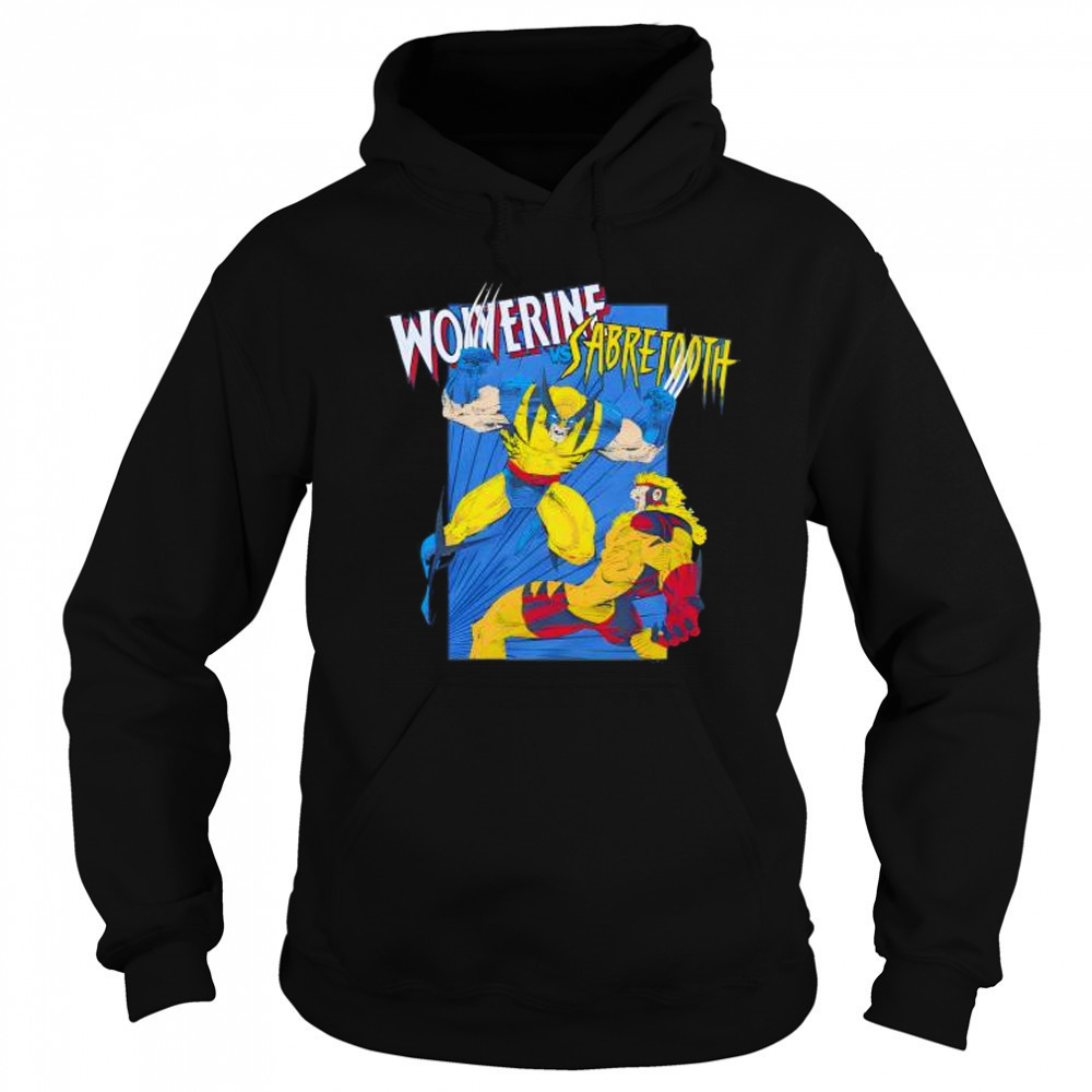 X Men Wolverine Vs Sabretooth shirt Sweatshirt