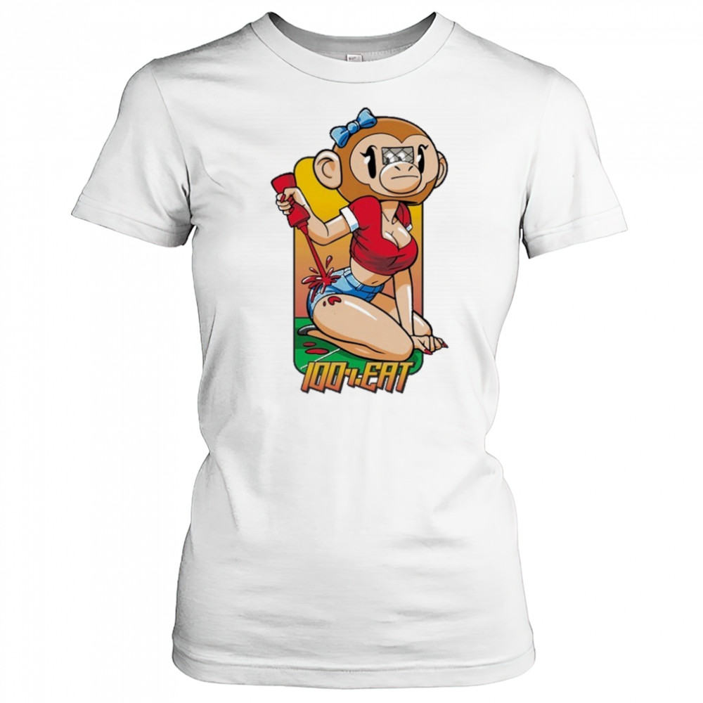 100% Eat Monkey Hookup T-shirt Women's T-shirt