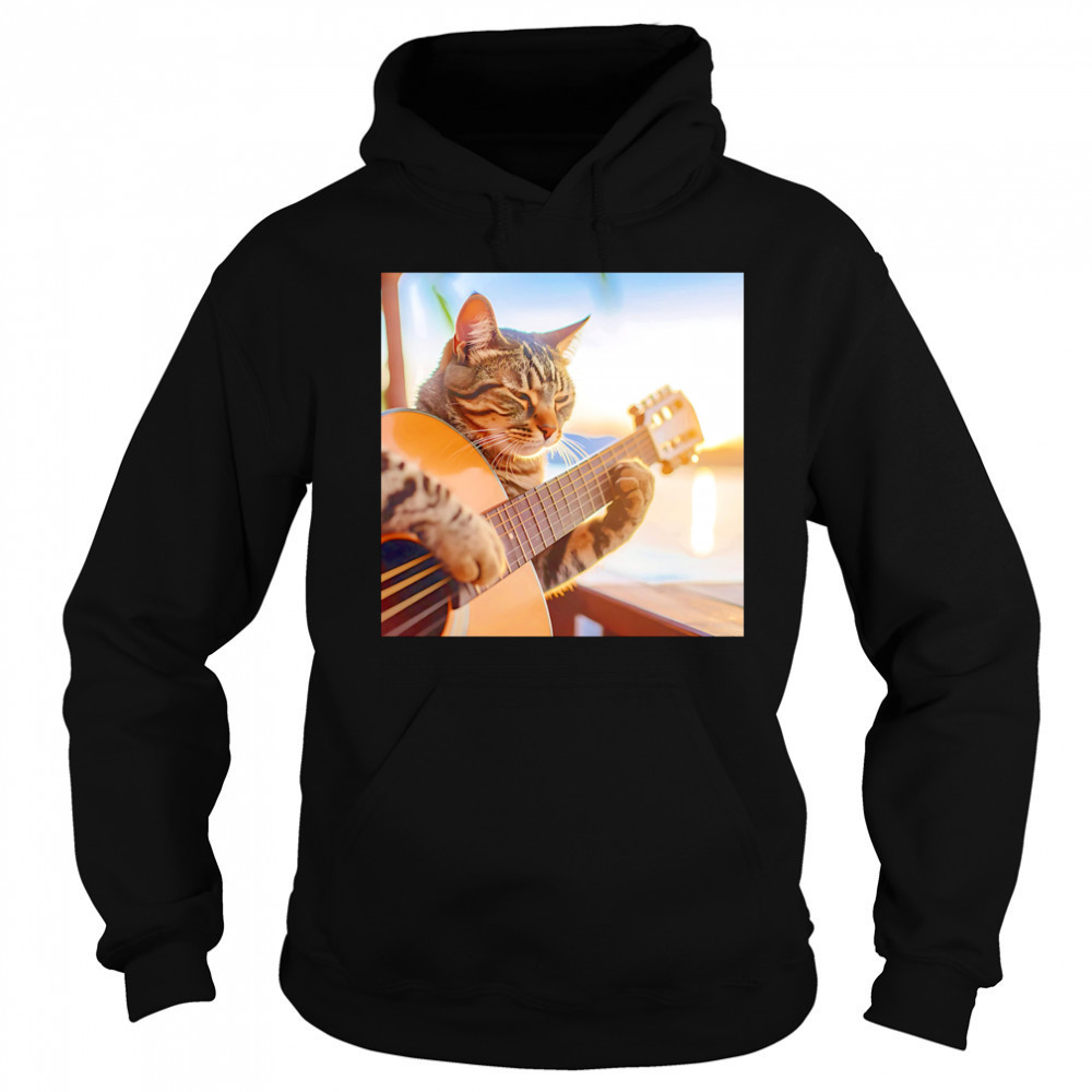 Acoustic Cat guitar shirt Sweatshirt