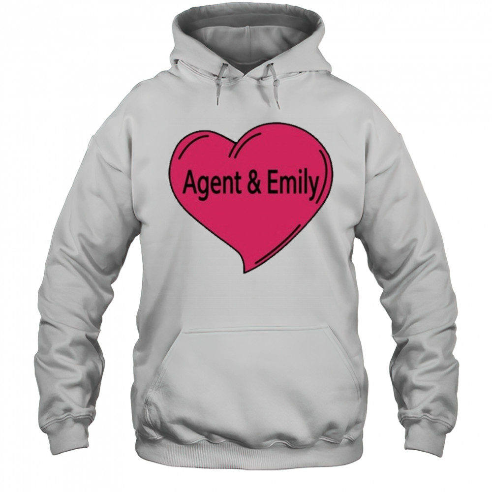 Agent And Emily Heart T-shirt Hoodie