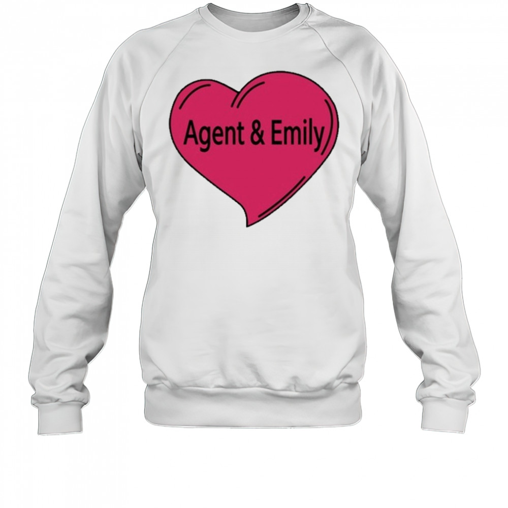 Agent And Emily Heart T-shirt Sweatshirt
