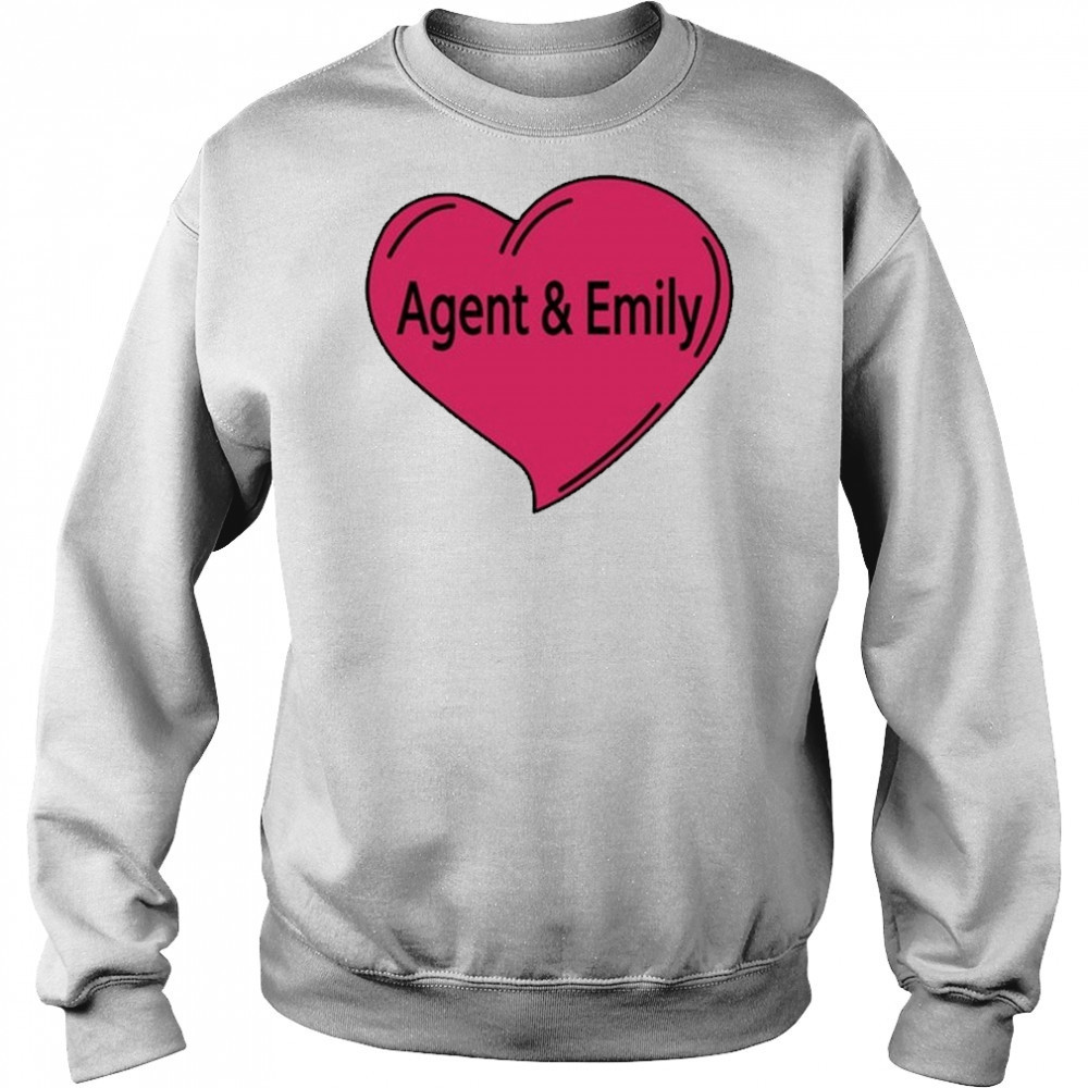 Agent And Emily Heart T-shirt Hoodie