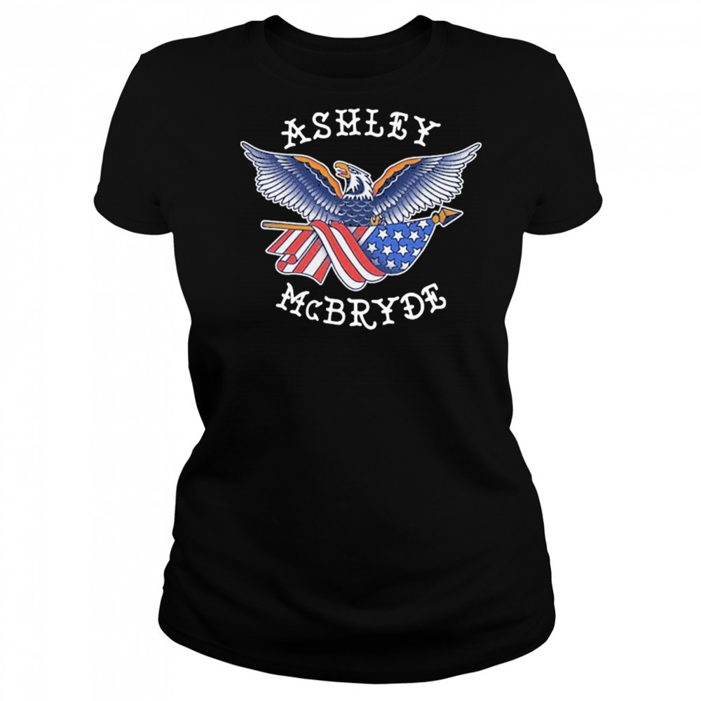 Ashley Mcbryde Eagle American Flag T-shirt Women's T-shirt