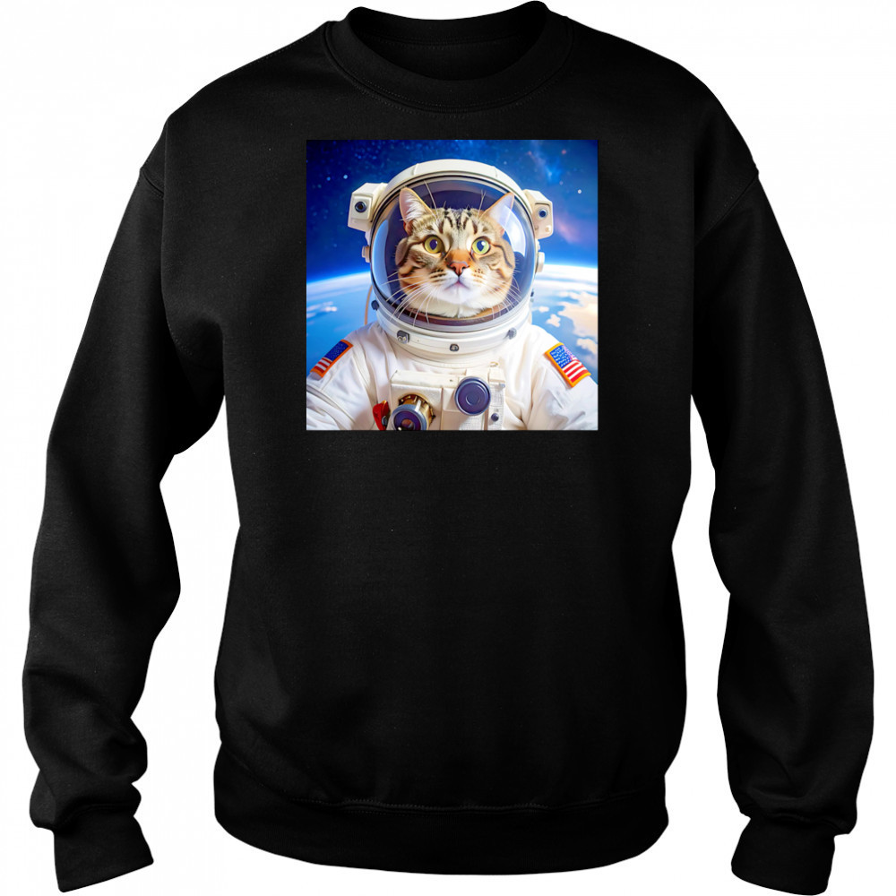 Astronaut Cat shirt Hoodie