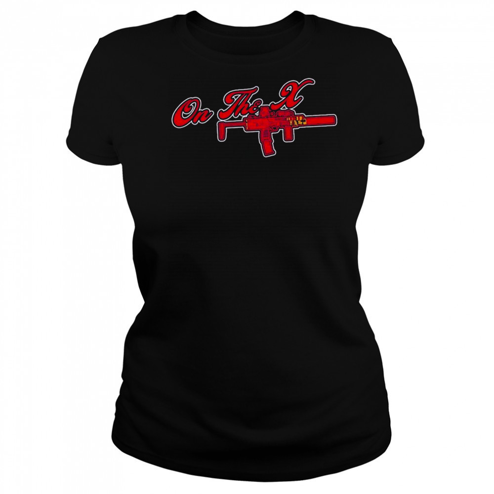 Atlanta Braves On The X T-shirt Women's T-shirt
