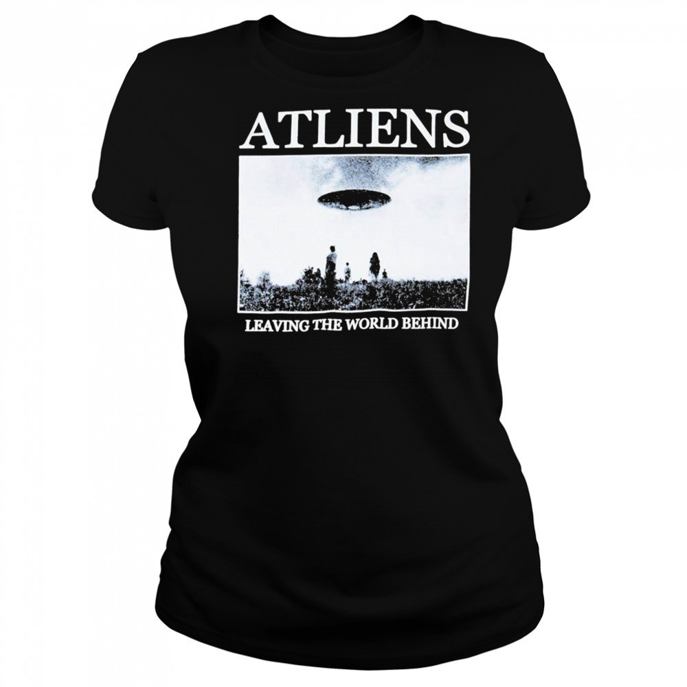 ATLiens Leaving The World Behind UFO T-Shirt Women's T-shirt
