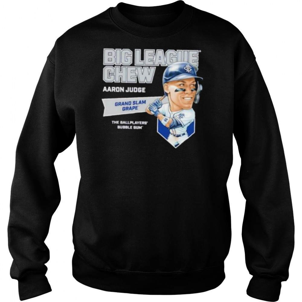 Big League Chew Aaron Judge Grand Slam Grape The Ballplayers Bubble Gum shirt Hoodie