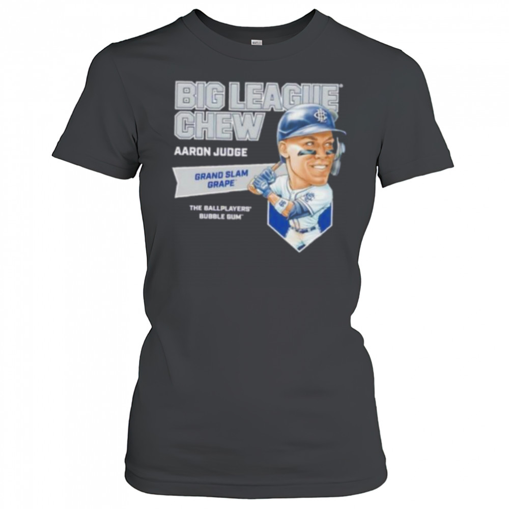 Big League Chew Aaron Judge Grand Slam Grape The Ballplayers Bubble Gum shirt Women's T-shirt