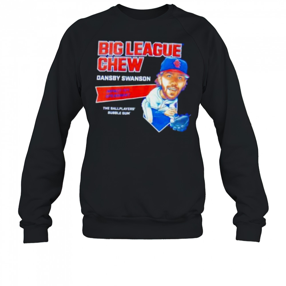 Big League Chew Dansby Swanson Impact Ivy Spearmint The Ballplayers Bubble Gum shirt Sweatshirt