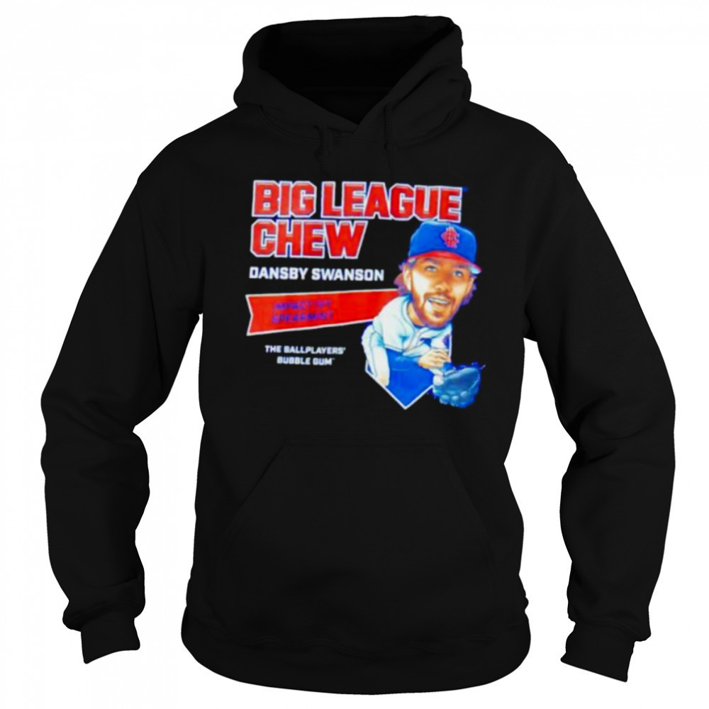 Big League Chew Dansby Swanson Impact Ivy Spearmint The Ballplayers Bubble Gum shirt Sweatshirt