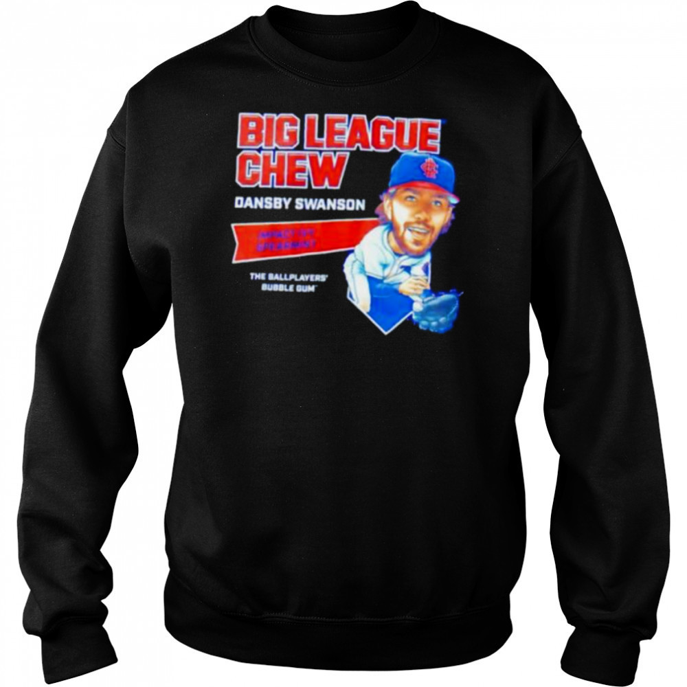 Big League Chew Dansby Swanson Impact Ivy Spearmint The Ballplayers Bubble Gum shirt Hoodie