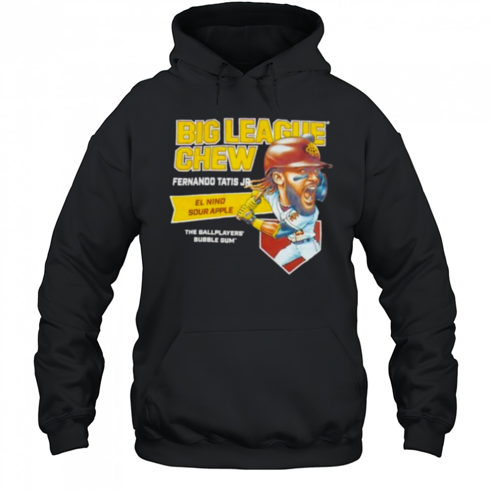 Big League Chew Fernando Tatis Jr El Nino Sour Apple The Ballplayers Bubble Gum Shirt Hoodie