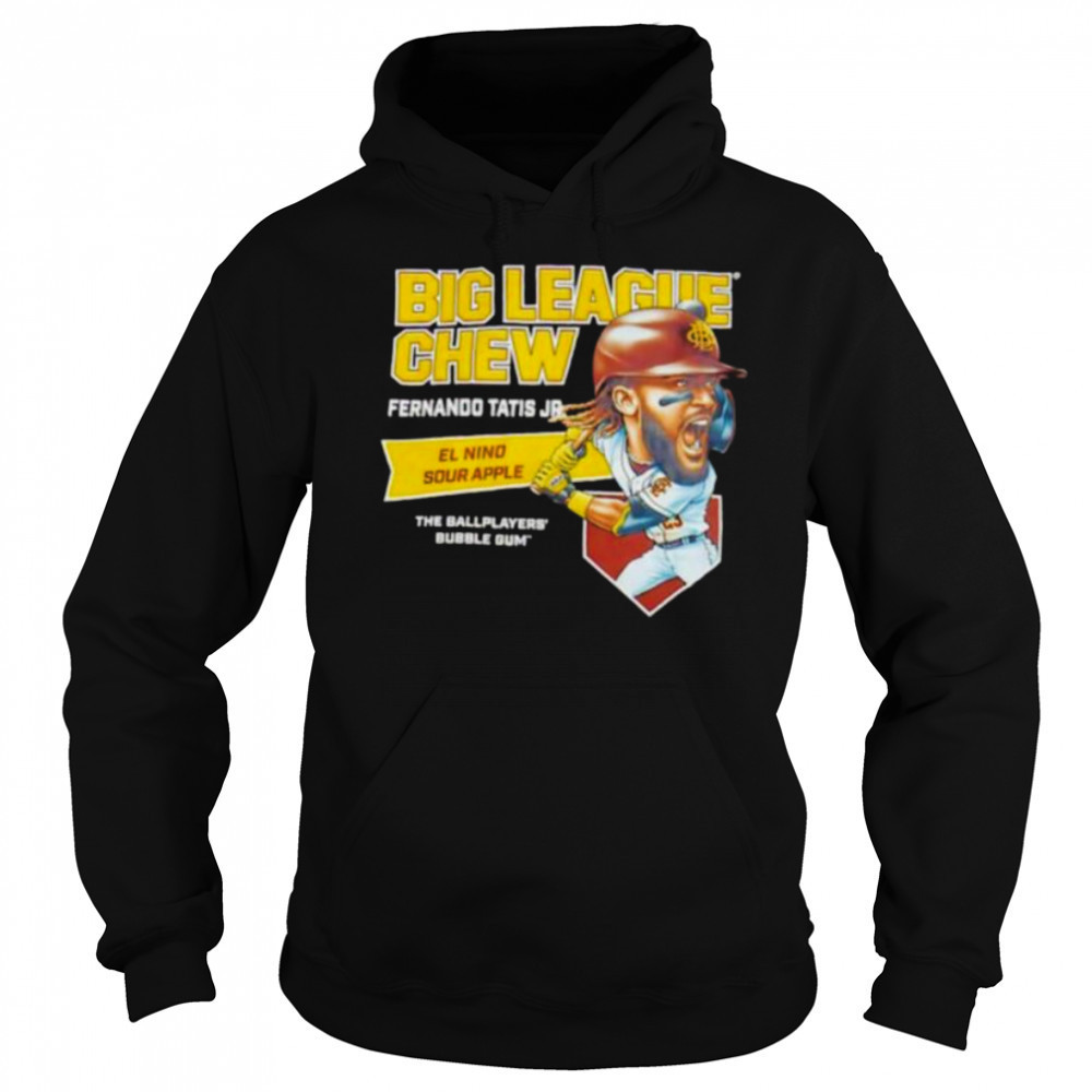 Big League Chew Fernando Tatis Jr El Nino Sour Apple The Ballplayers Bubble Gum Shirt Sweatshirt