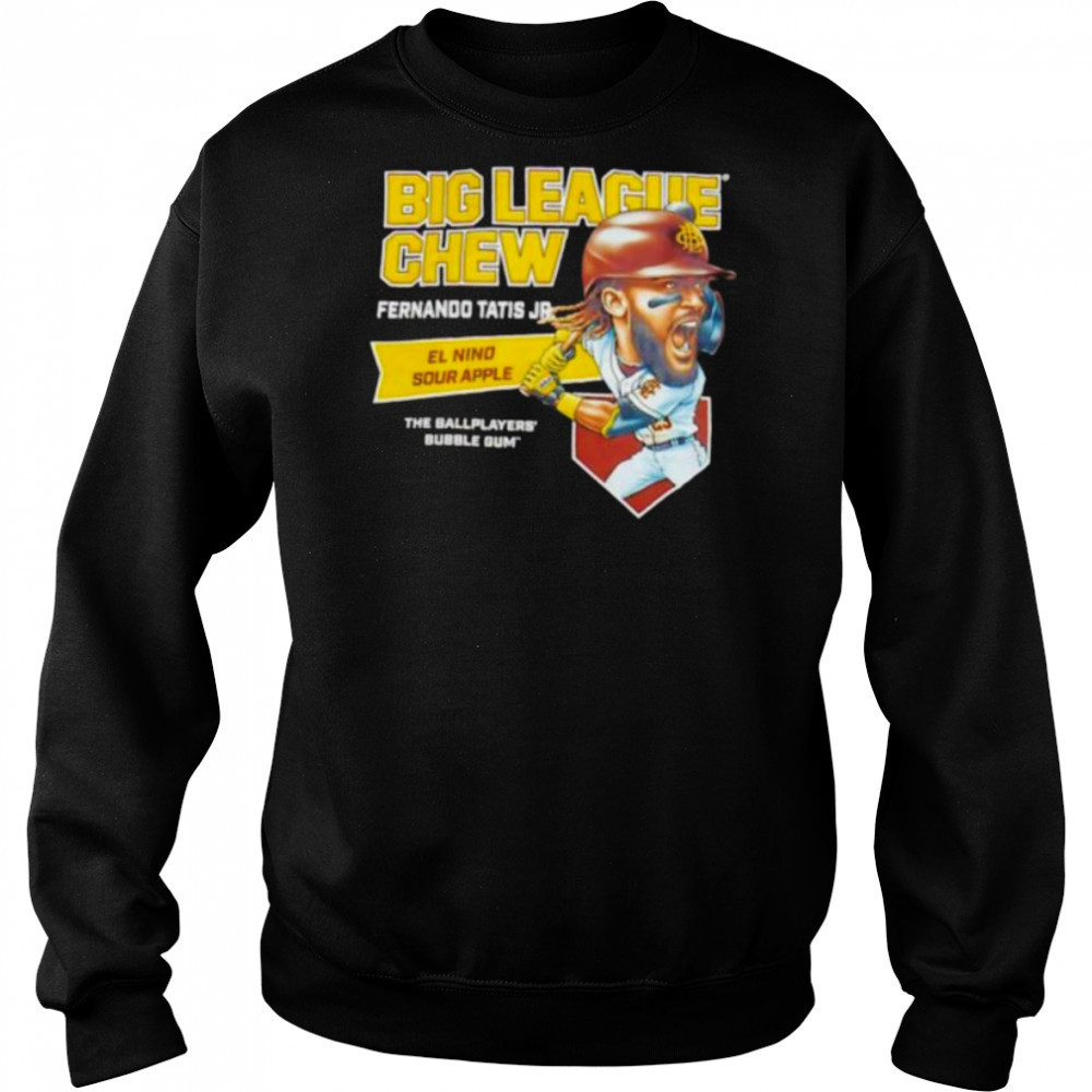 Big League Chew Fernando Tatis Jr El Nino Sour Apple The Ballplayers Bubble Gum Shirt Hoodie