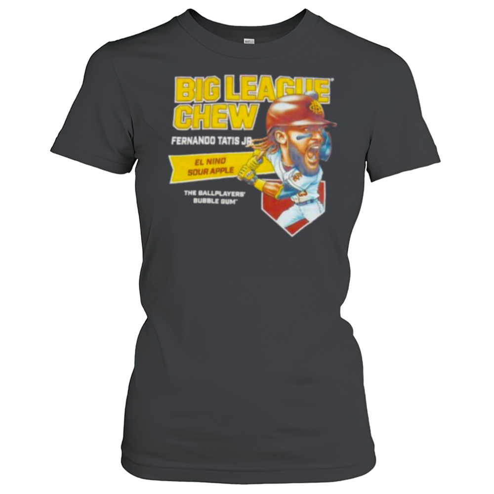 Big League Chew Fernando Tatis Jr El Nino Sour Apple The Ballplayers Bubble Gum Shirt Women's T-shirt