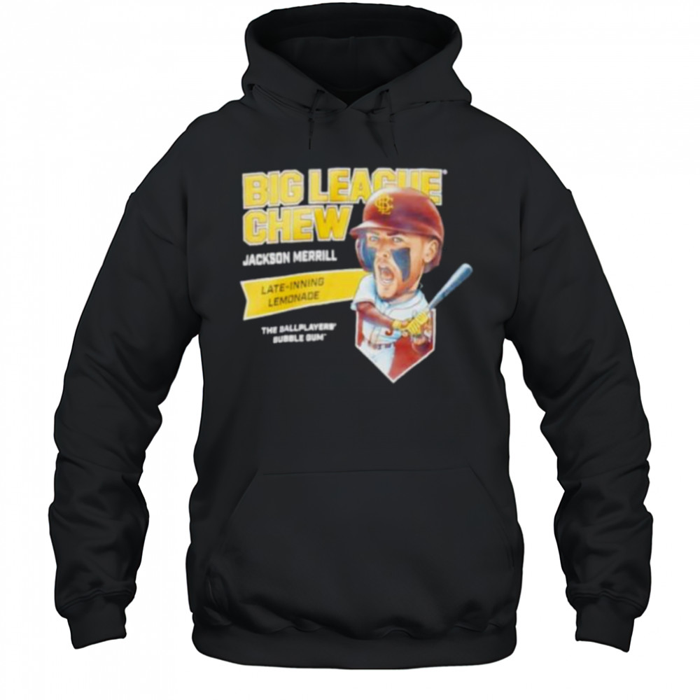 Big League Chew Jackson Merrill Late inning Lemonade The Ballplayers Bubble Gum shirt Hoodie