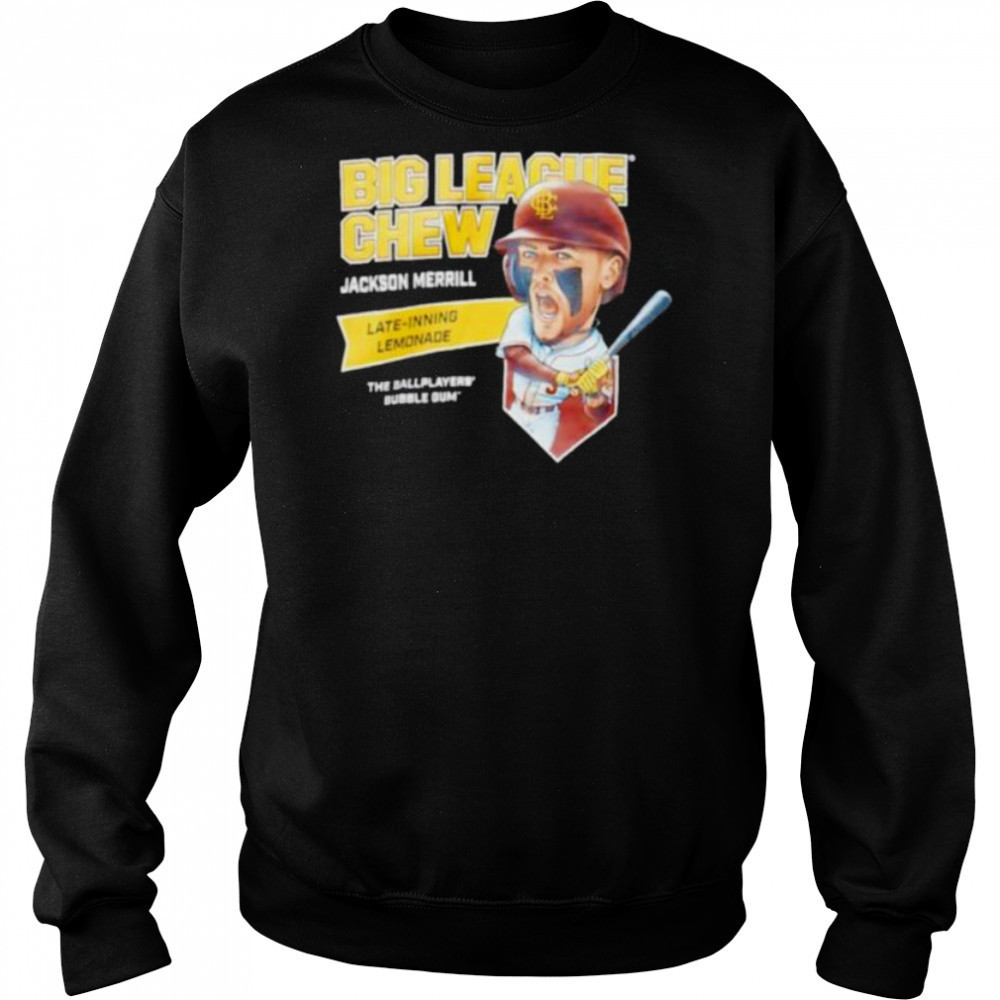 Big League Chew Jackson Merrill Late inning Lemonade The Ballplayers Bubble Gum shirt Hoodie