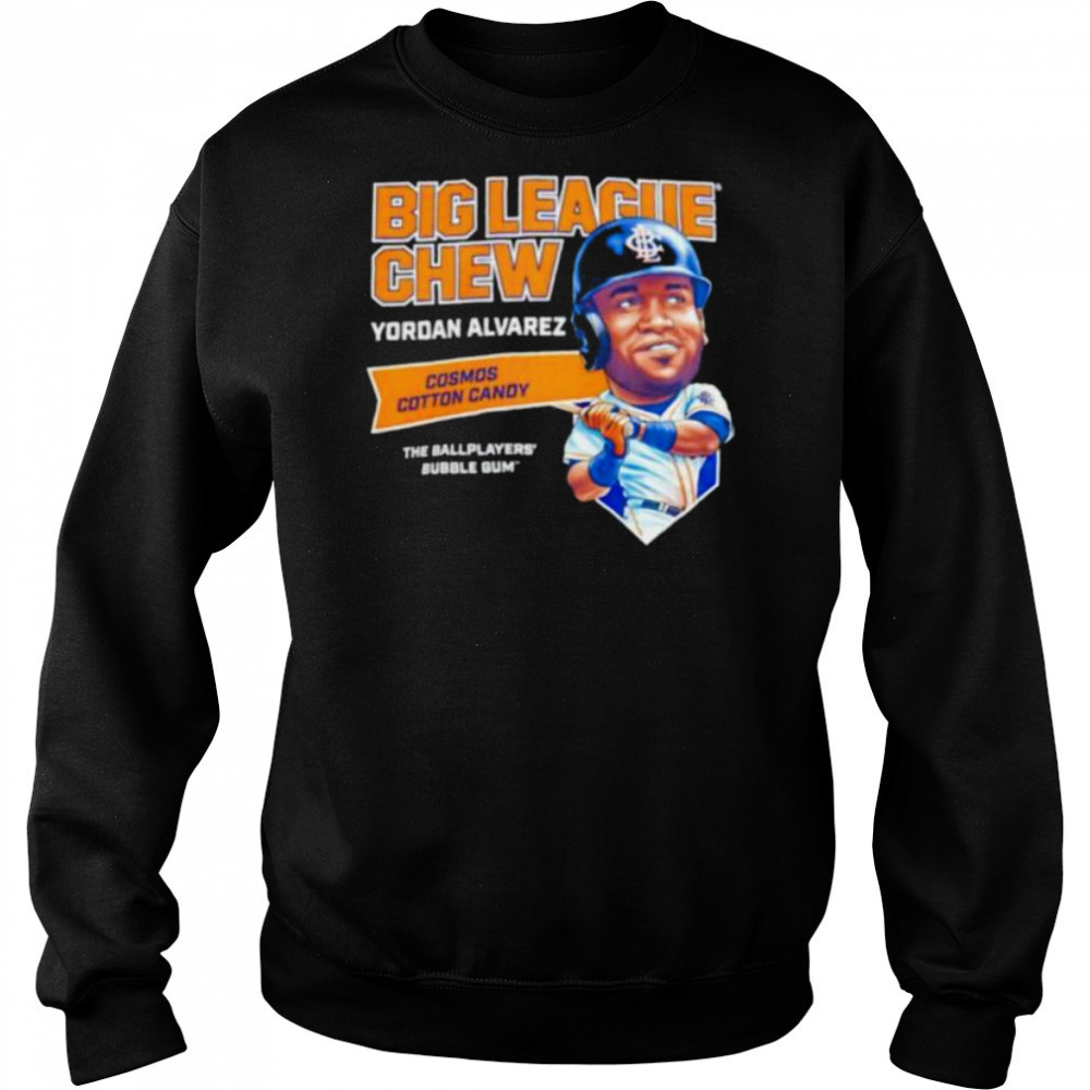 Big League Chew Yordan Alvarez Cosmos Cotton Candy The Ballplayers Bubble Gum shirt Hoodie