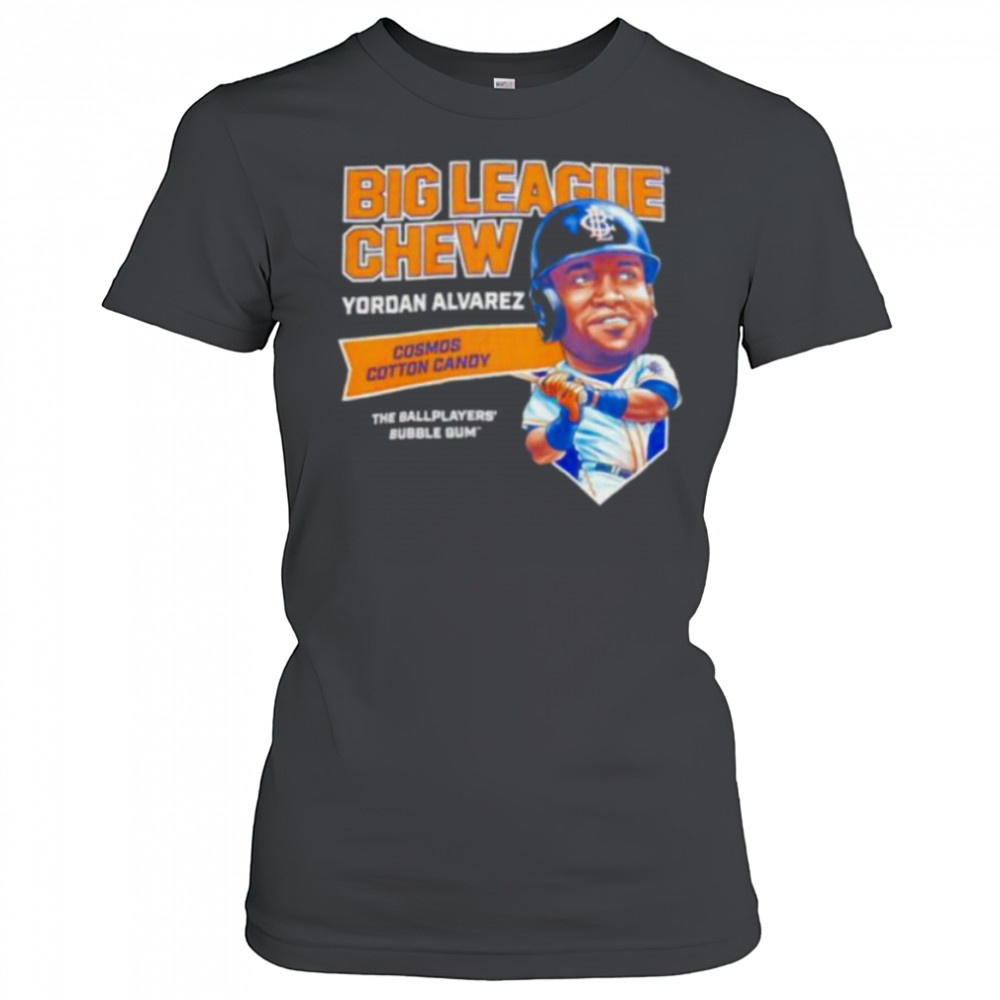 Big League Chew Yordan Alvarez Cosmos Cotton Candy The Ballplayers Bubble Gum shirt Women's T-shirt