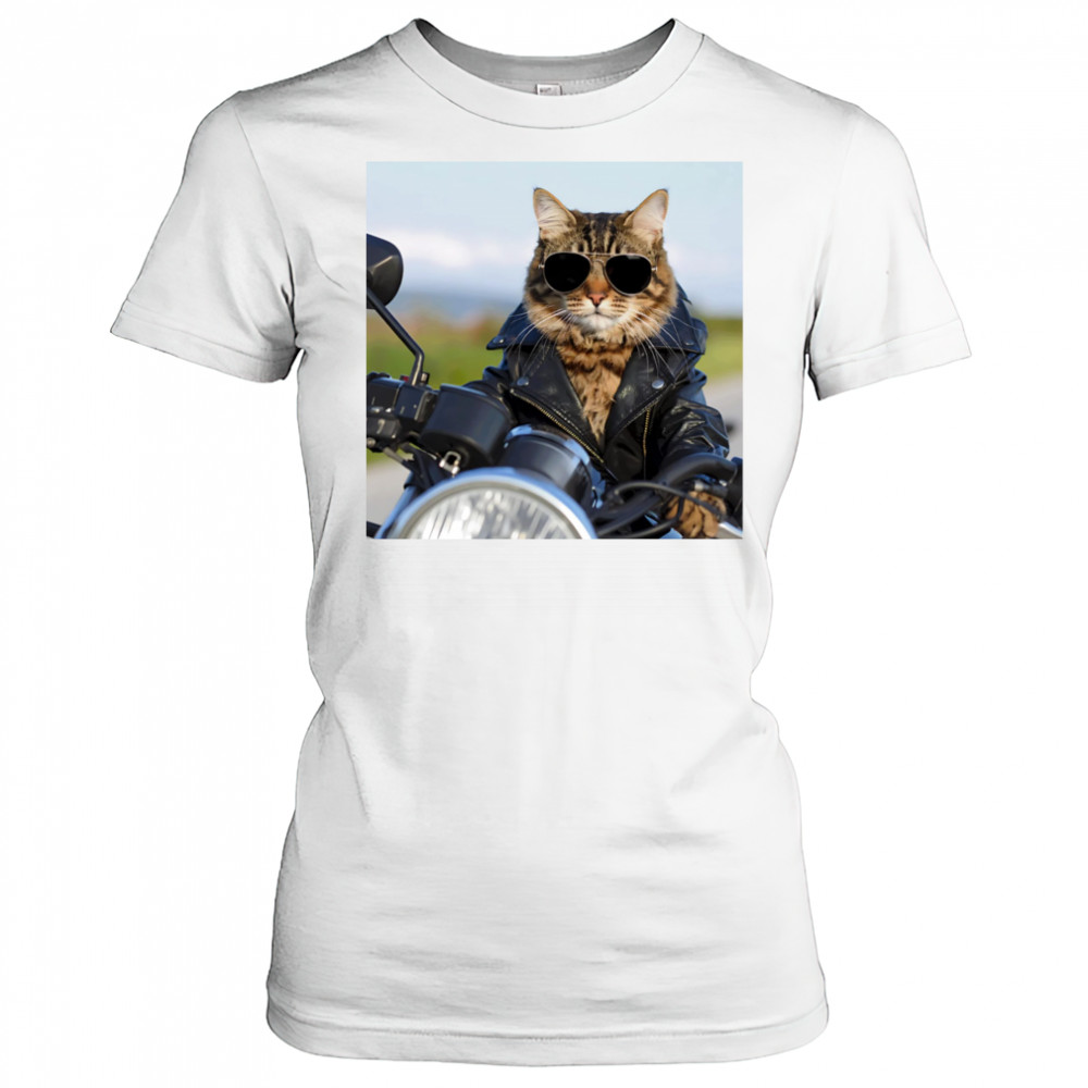 Biker Cat shirt Women's T-shirt