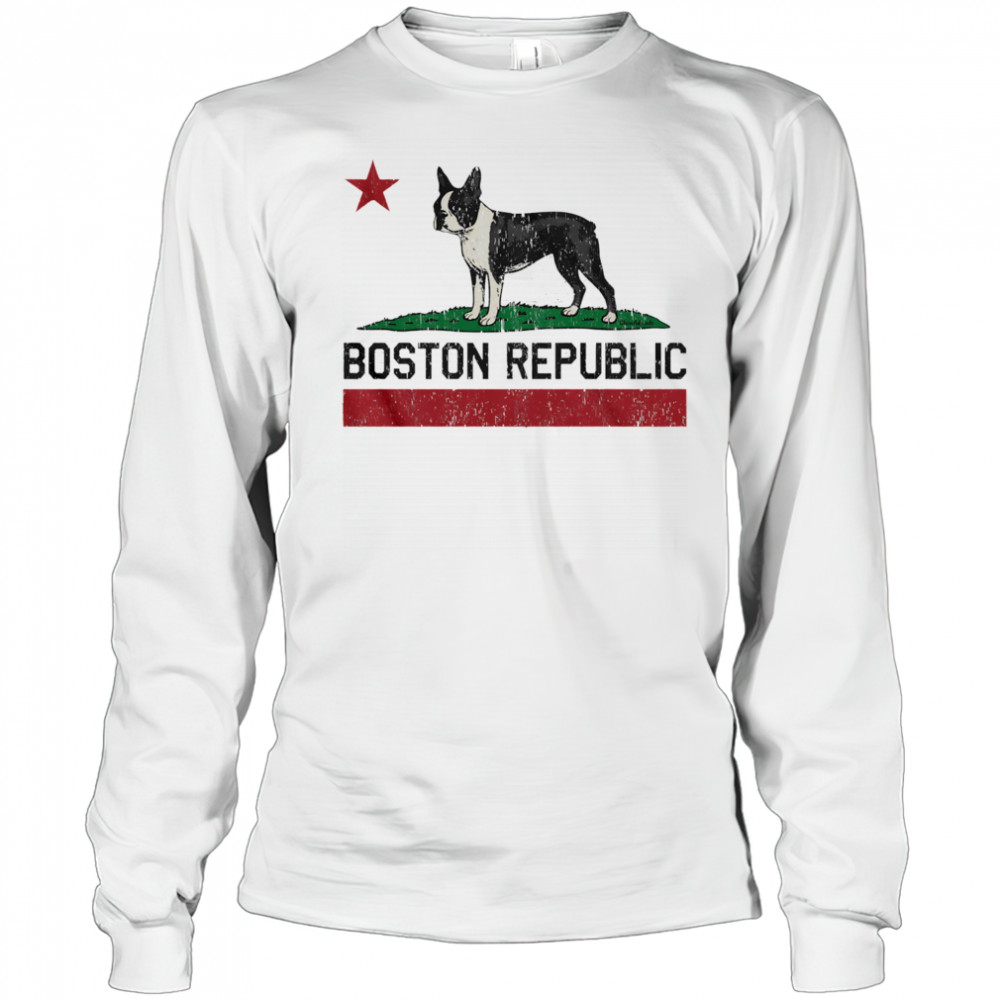 Boston Republic Terrier shirt Long Sleeved