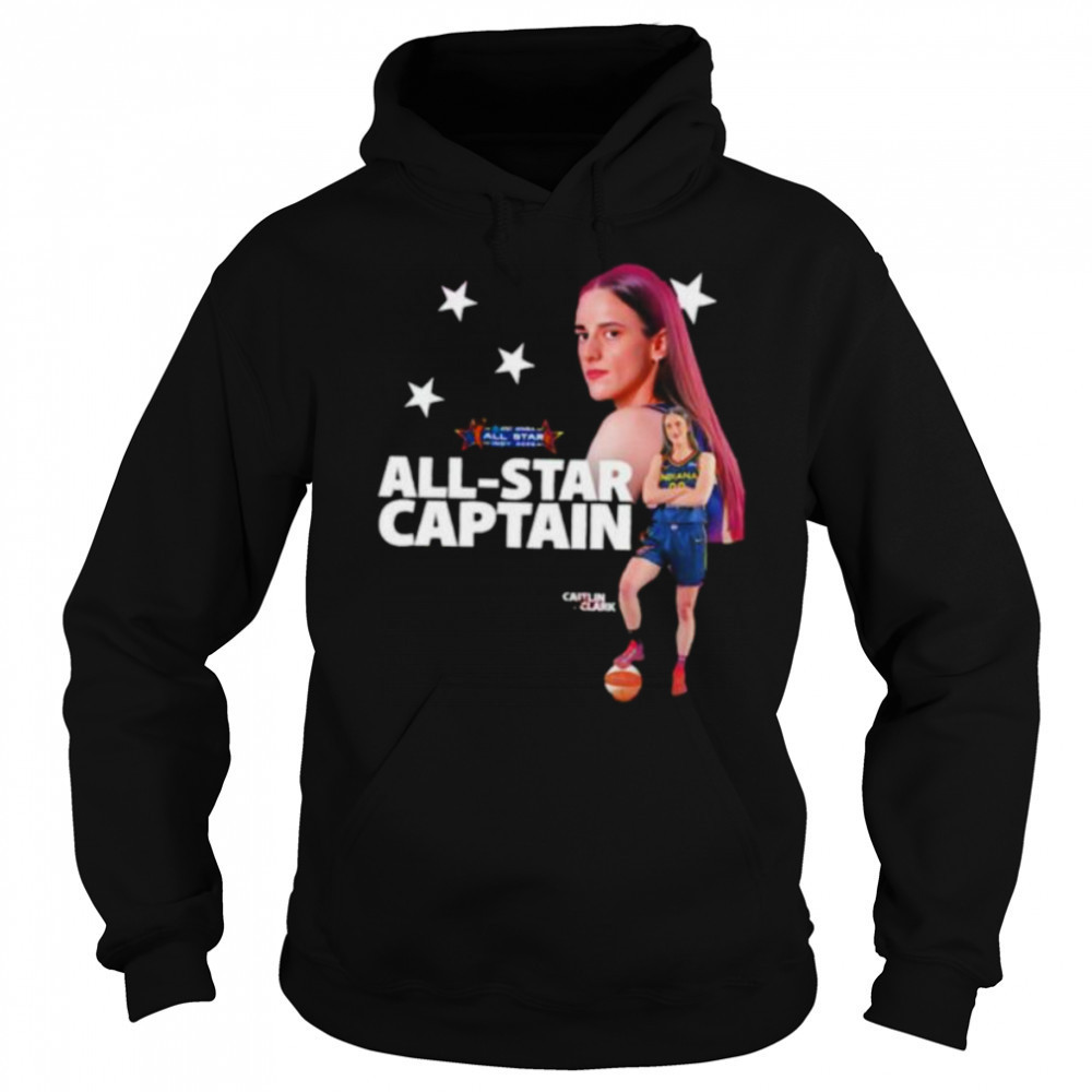 Caitlin Clark WNBA All Star 2025 Captain and two time All Star shirt Sweatshirt