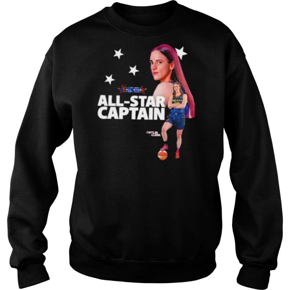 Caitlin Clark WNBA All Star 2025 Captain and two time All Star shirt Hoodie