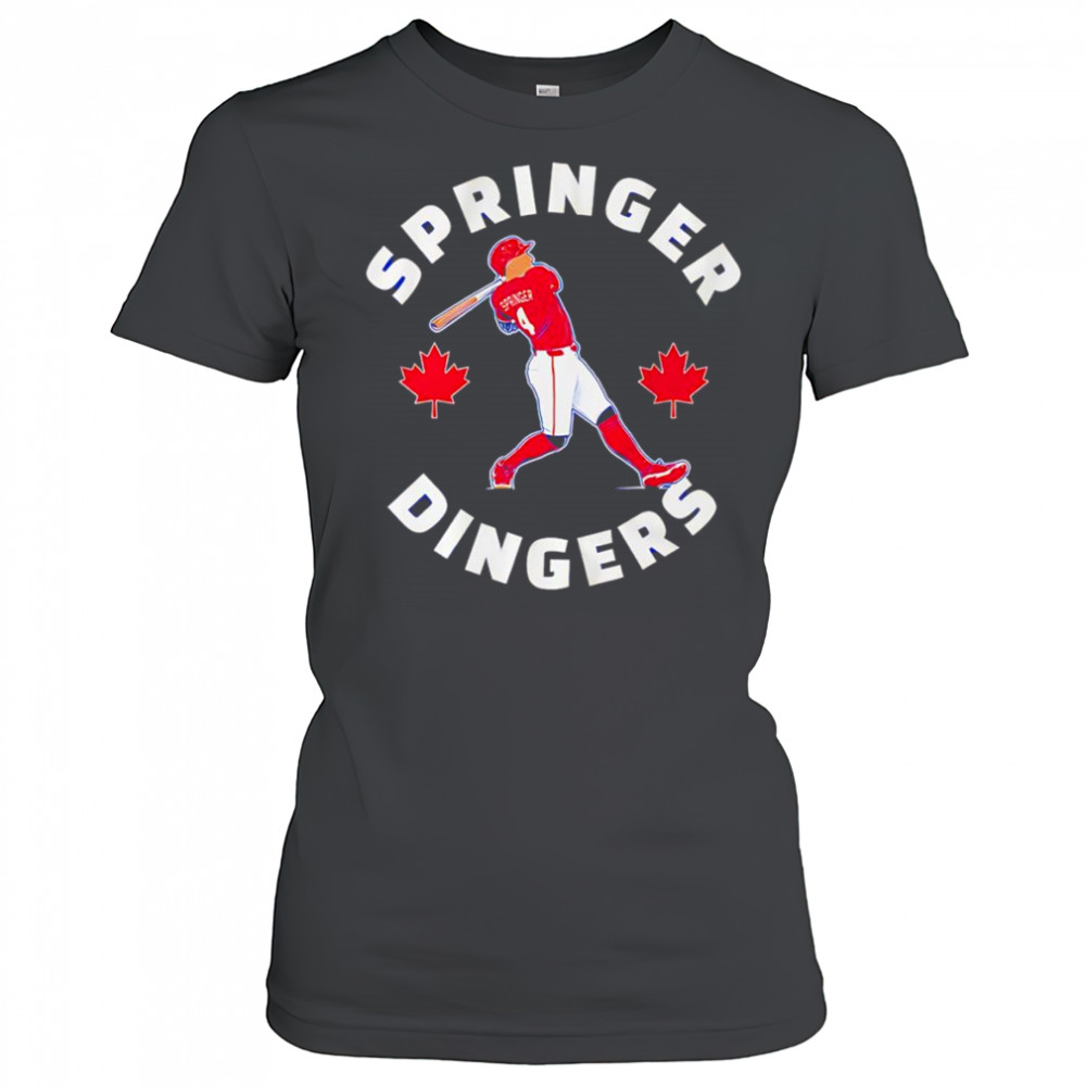 Canada Day Dingers George Springer shirt Women's T-shirt