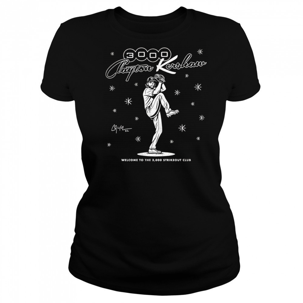 Clayton Kershaw 3,000 K’s shirt Women's T-shirt