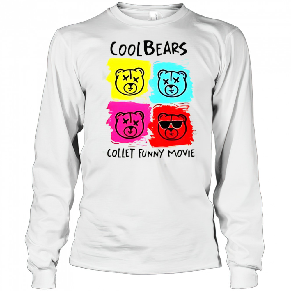 Cool Bears Collet Funny Movie T-Shirt Long Sleeved