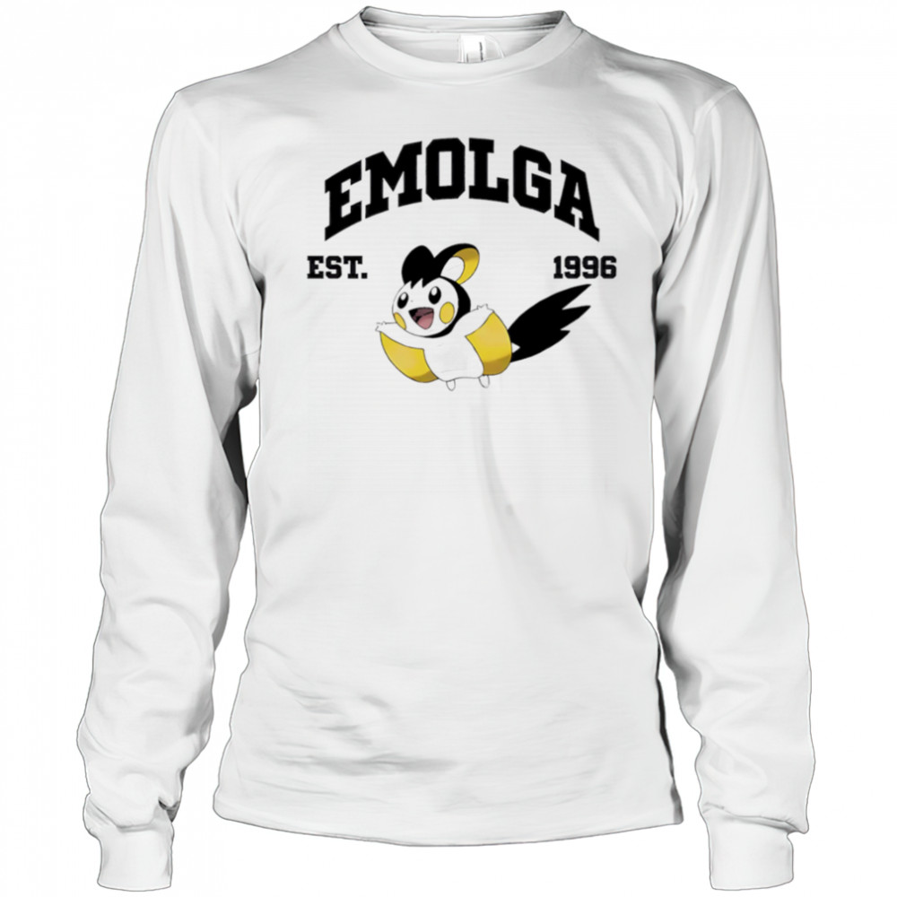 Emolga Est 1996 Pokemon shirt Long Sleeved