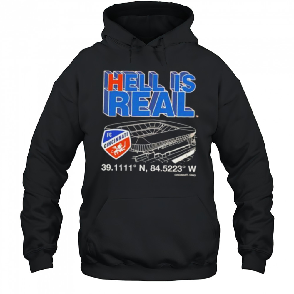 Hell is real Cincinnati FC coordinates shirt Hoodie